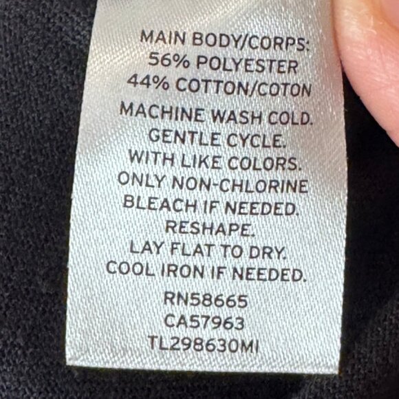 Leith ruched bodycon sleeveless dress black women's size S - Picture 8 of 8